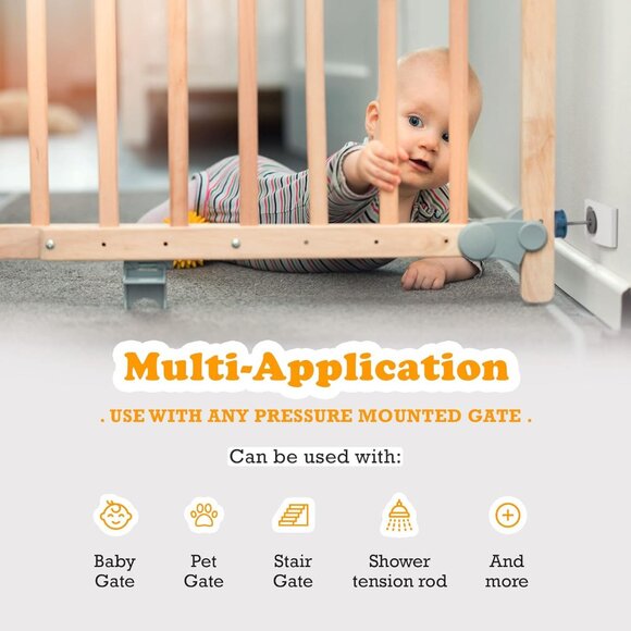 Wall Nanny Baby Gate Wall Protectors - Picture 4 of 14